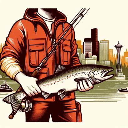 Seattle Salmon Fisher - GPTSio